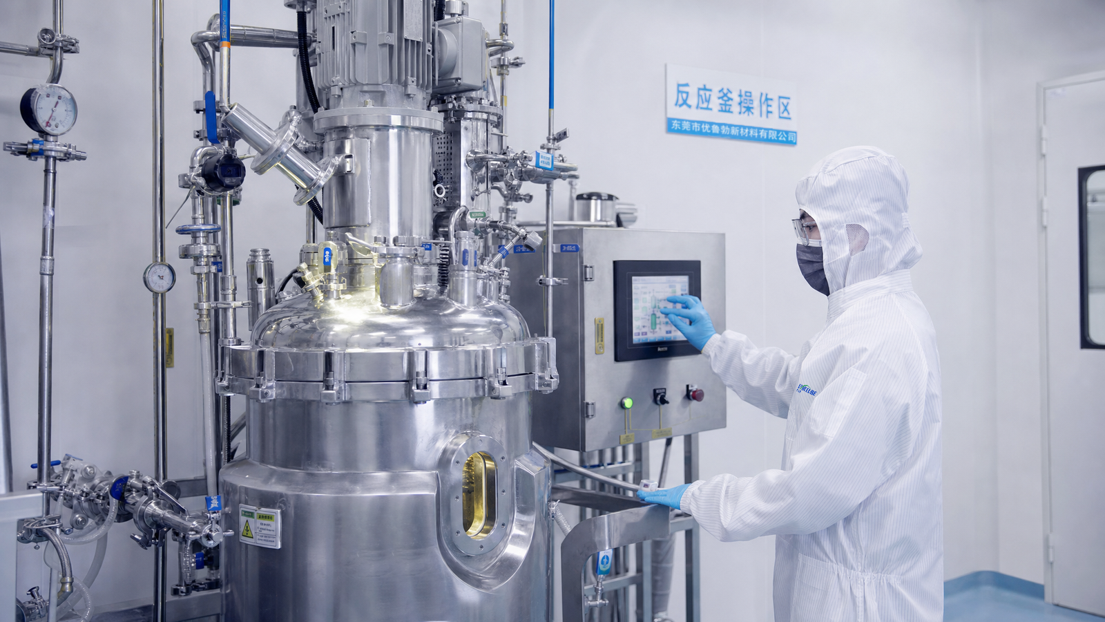 UMRLUBE 优摩润工厂反应釜操作区